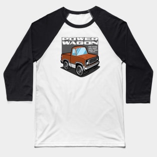 Dark Bronze Iridescent - Power Wagon (White Base) Baseball T-Shirt